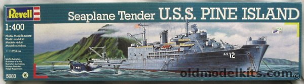 Revell 1/400 USS Pine Island Seaplane Tender w/PBM-5 Mariner Seaplane, 5083 plastic model kit